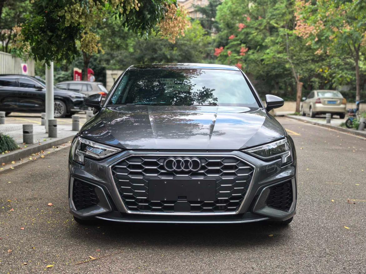Audi A3L Limousine 35 TFSI 2023 imported from China to Saudi Arabia — rear view