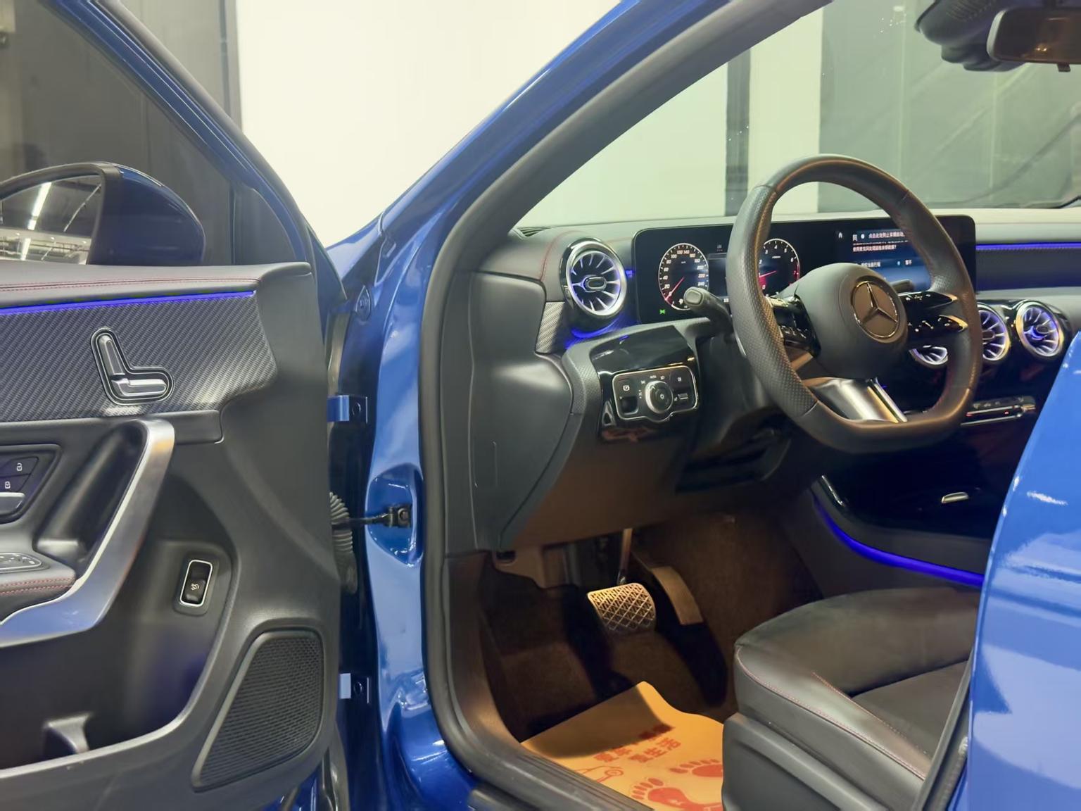 Benz A200 L Sport Sedan 2023 imported from China to Saudi Arabia — interior