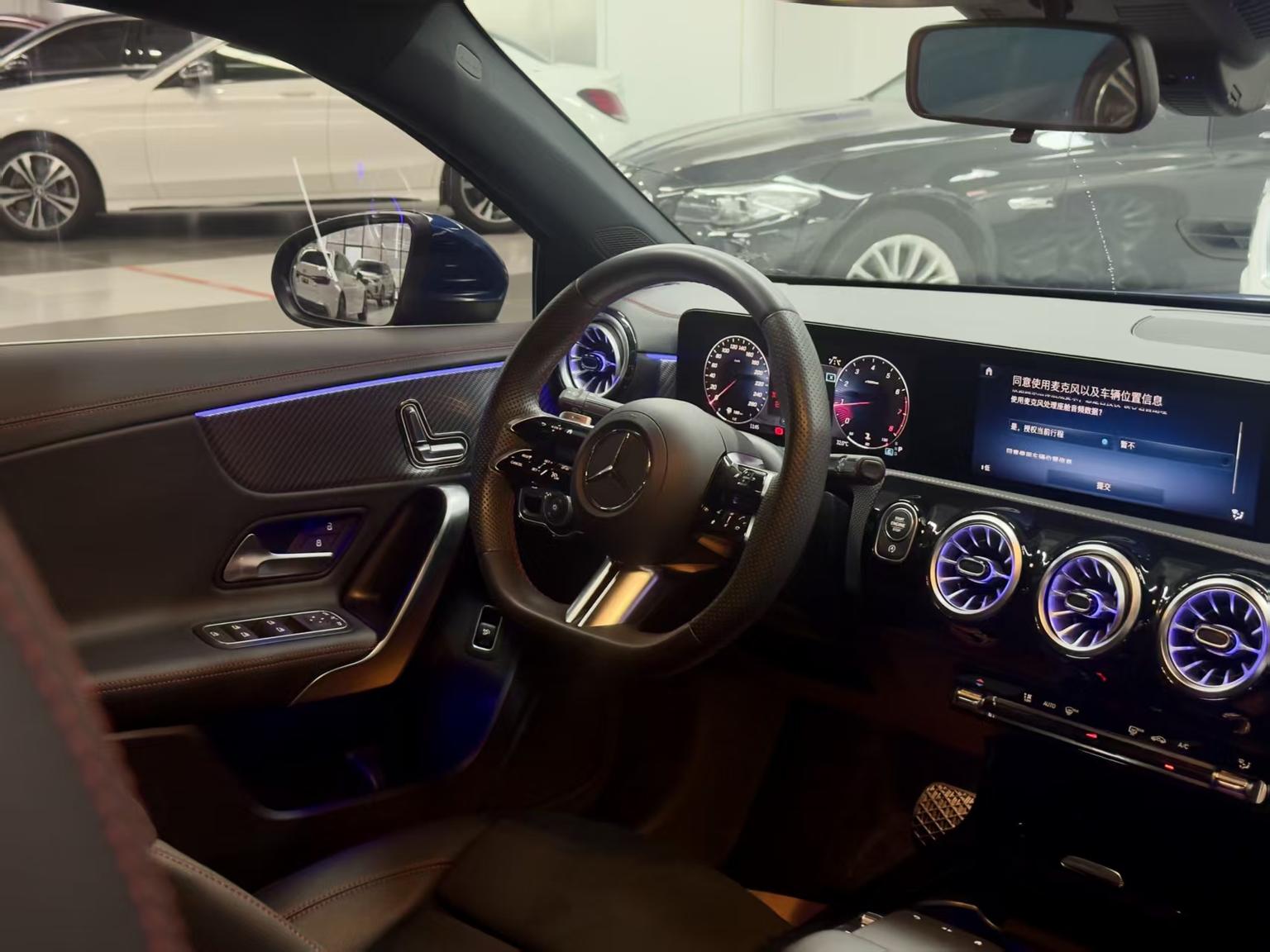 Benz A200 L Sport Sedan 2023 imported from China to Saudi Arabia — detail view