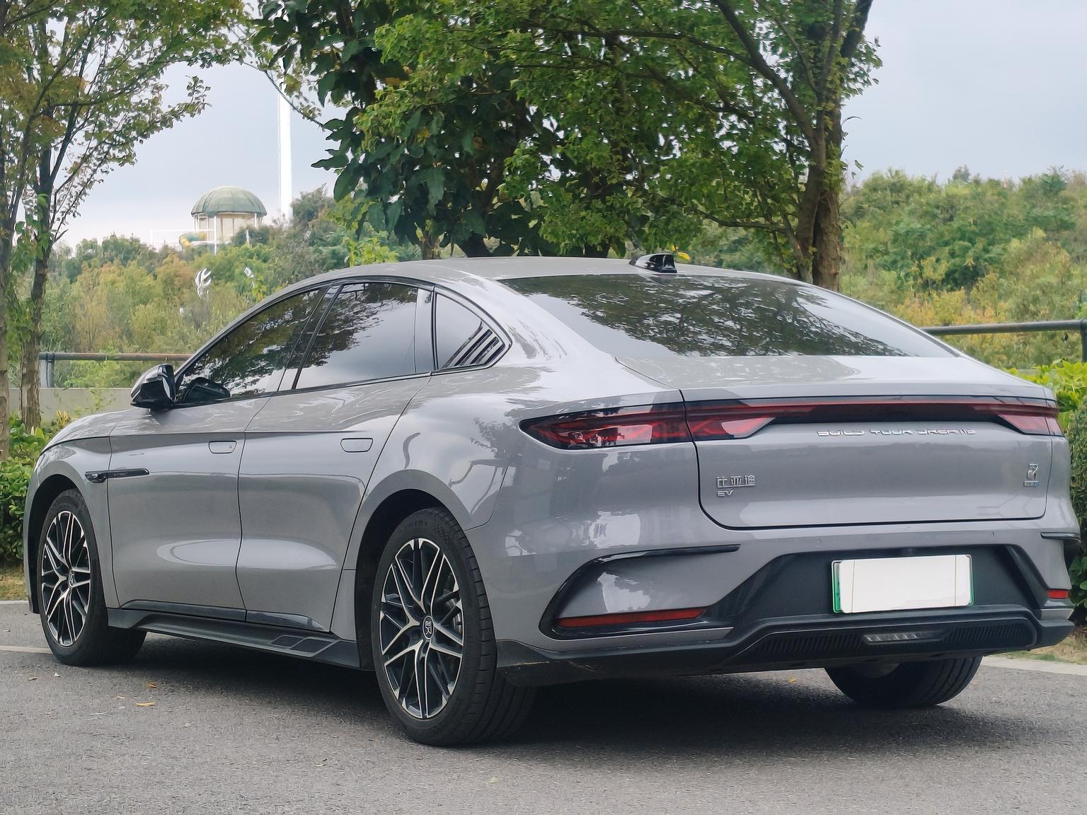 BYD HAN EV 2026 imported from China to Saudi Arabia — side view