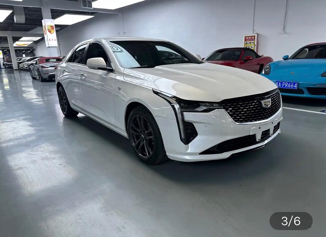 Cadillac CT4 2023 imported from China to Saudi Arabia — rear view